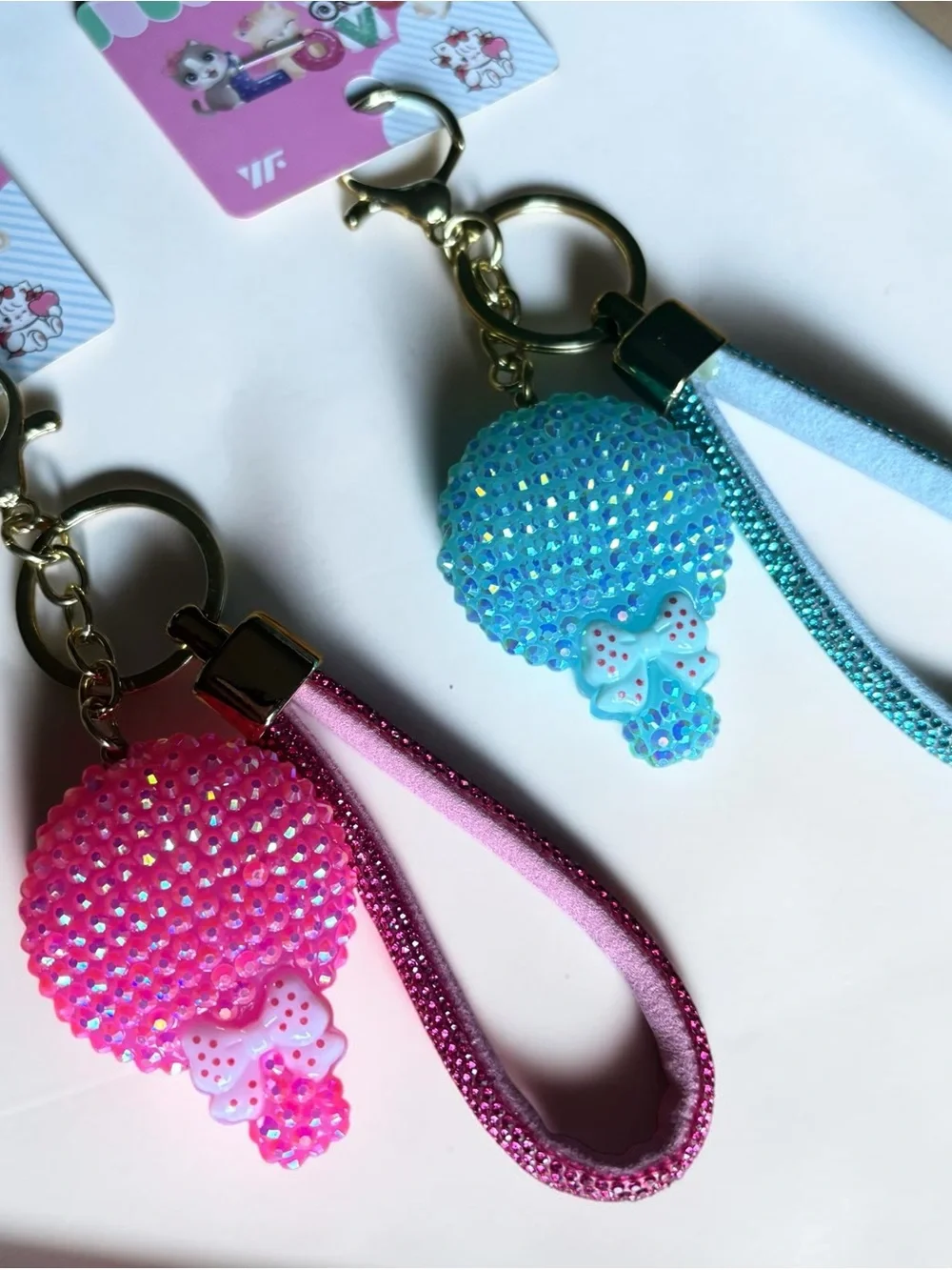 Hot Air Balloon Keychains (Set of 2)